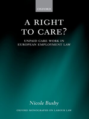 cover image of A Right to Care?